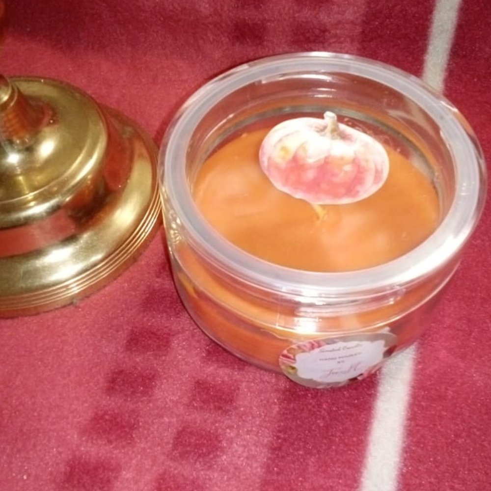 Pumkin Spice Scented Candles Hand-made,  ❤🎇